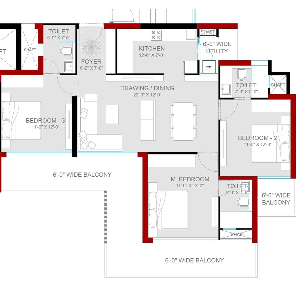 M3M GIC Manesar 3.5bhk-2