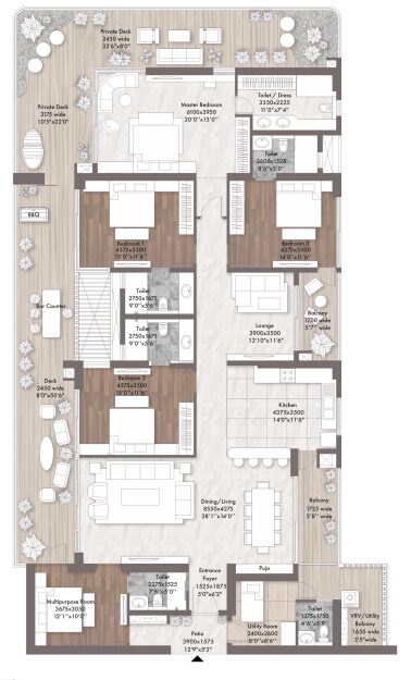 ELAN THE PRESIDENTIAL 5bhk