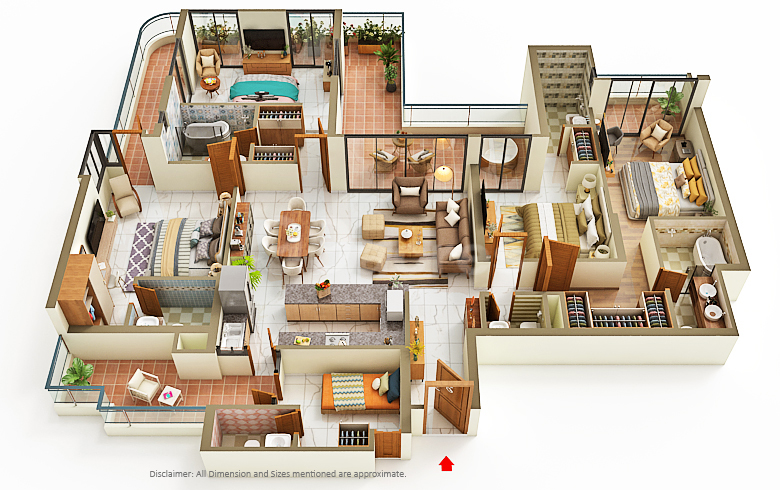 M3M ELIE SAAB 4BHK - 2