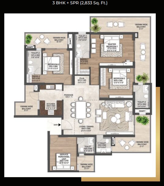 HERO HOMES PALATIAL 3BHK