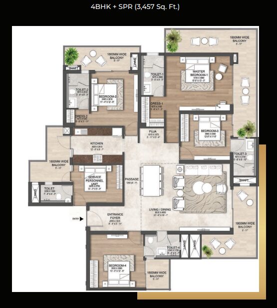 HERO HOMES PALATIAL 4BHK