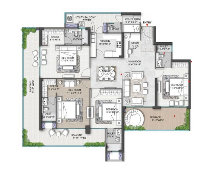 M3M ST ANDREWS -2995 Sq.Ft (3)