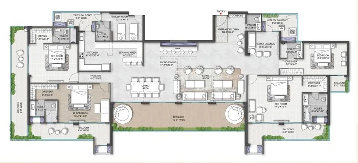 M3M St. Andrews -Penthome