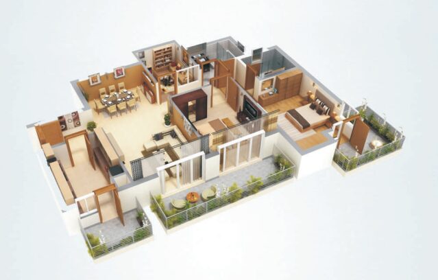 INDIABULLS CENTRUM PARK 2bhk