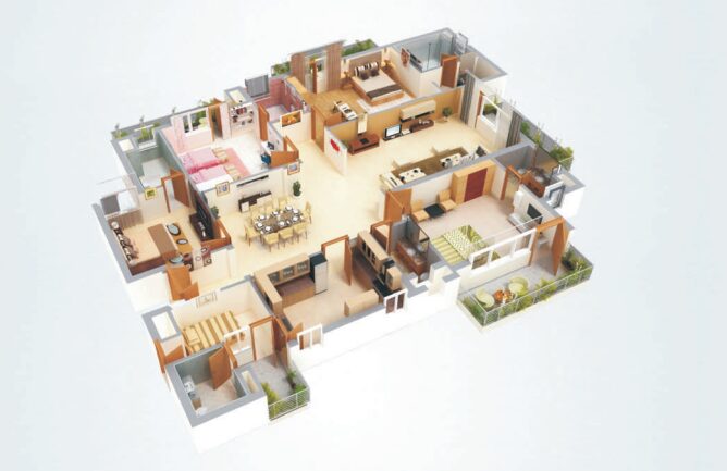 INDIABULLS CENTRUM PARK 4bhk