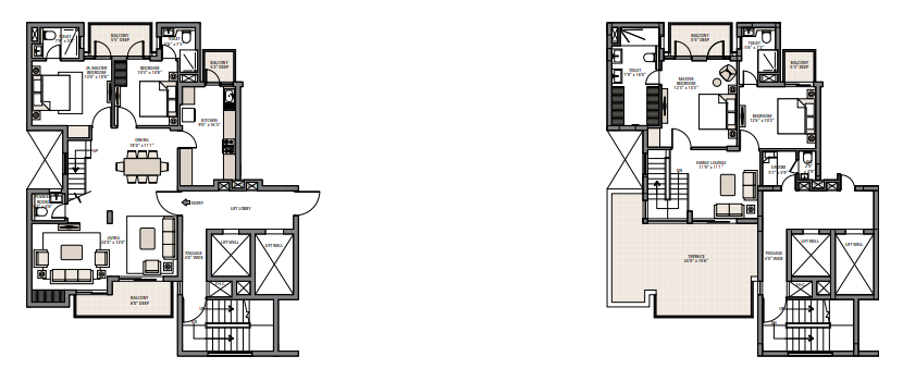 EMAAR GURGAON GREENS 4BHK