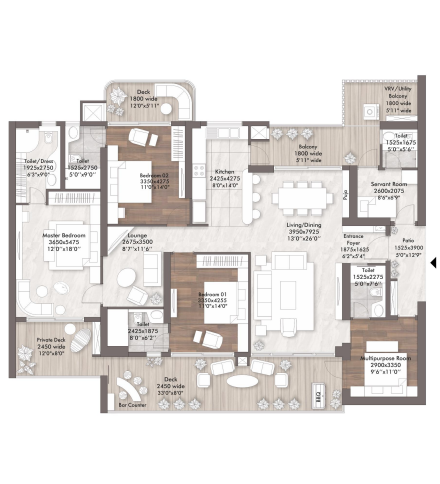ELAN THE PRESIDENTIAL 4bhk