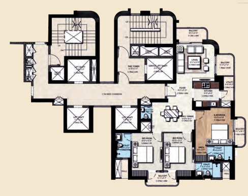 SS ONE 3BHK