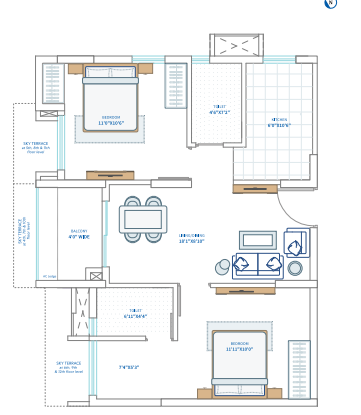 VAYU Corporation 2BHK