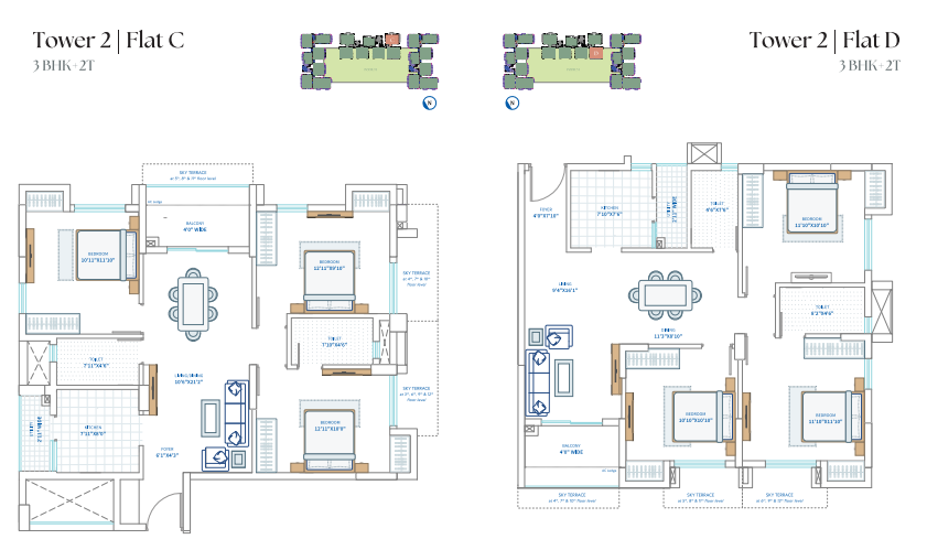 VAYU Corporation 3BHK
