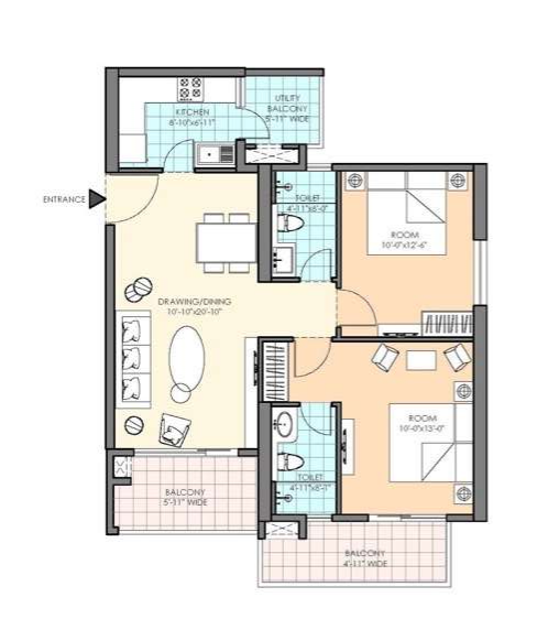 M3M HEIGHTS SECTOR 65 GURGAON 2BHK
