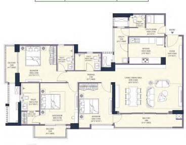 EMAAR URBAN OASIS 3bhk