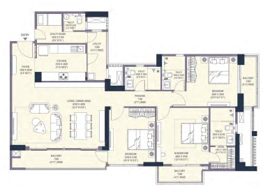 EMAAR URBAN OASIS 3bhk