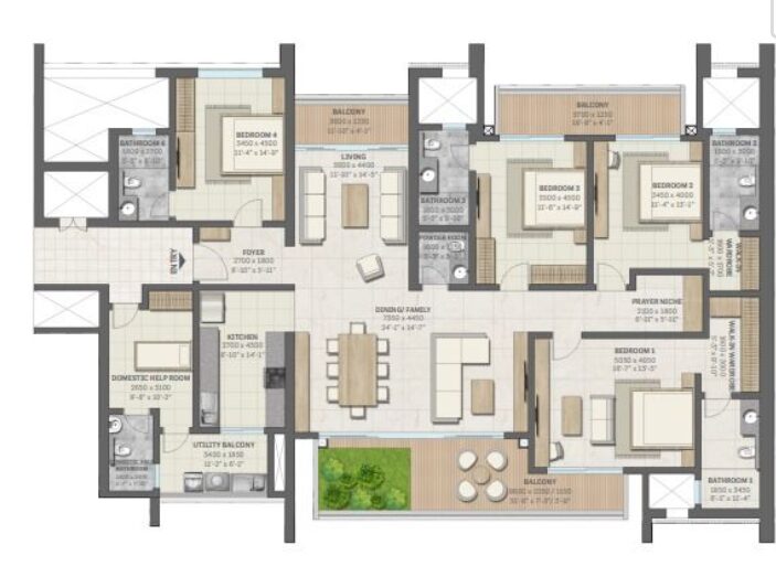 Sobha Aranya 4BHK
